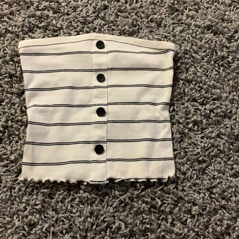 Striped Crop Top